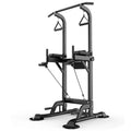 Cito Thriven pull-up and dip station with bench and rack for strength training and bodyweight exercises, sturdy fitness equipment