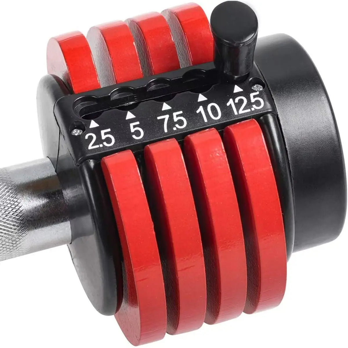 Pair of Cito Thriven commercial adjustable dumbbells with corrosion-resistant iron, featuring adjustable weights for strength training.