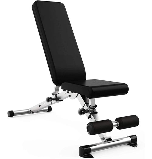 Cito Thriven folding weight bench with padded seat and backrest, ideal for home gym strength training and workout routines