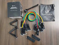 Cito Thriven 11-piece resistance band set for strength training with colorful elastic bands on a white background.