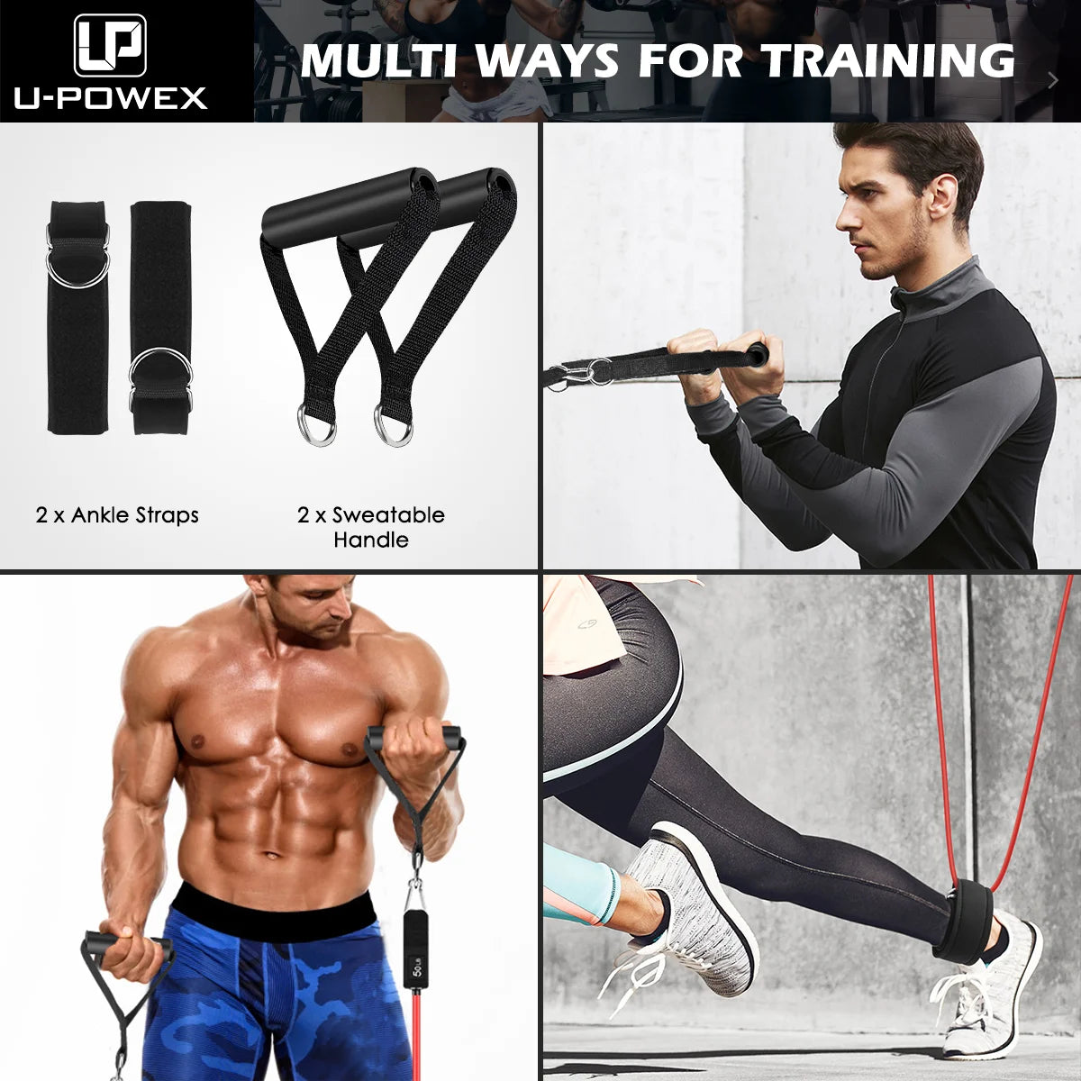 Cito Thriven 11-piece resistance band set for strength training, includes various elastic resistance bands for full-body workouts.