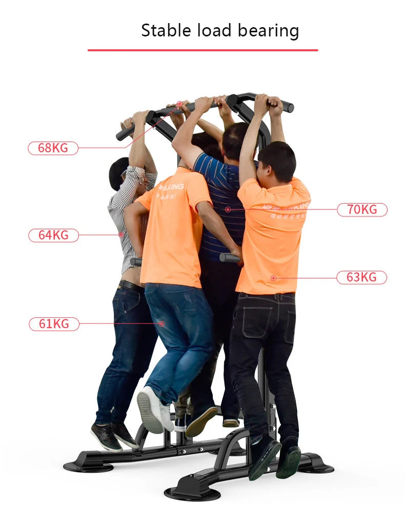 Cito Thriven pull-up and dip station with adjustable bench and rack for strength training and bodyweight exercises.