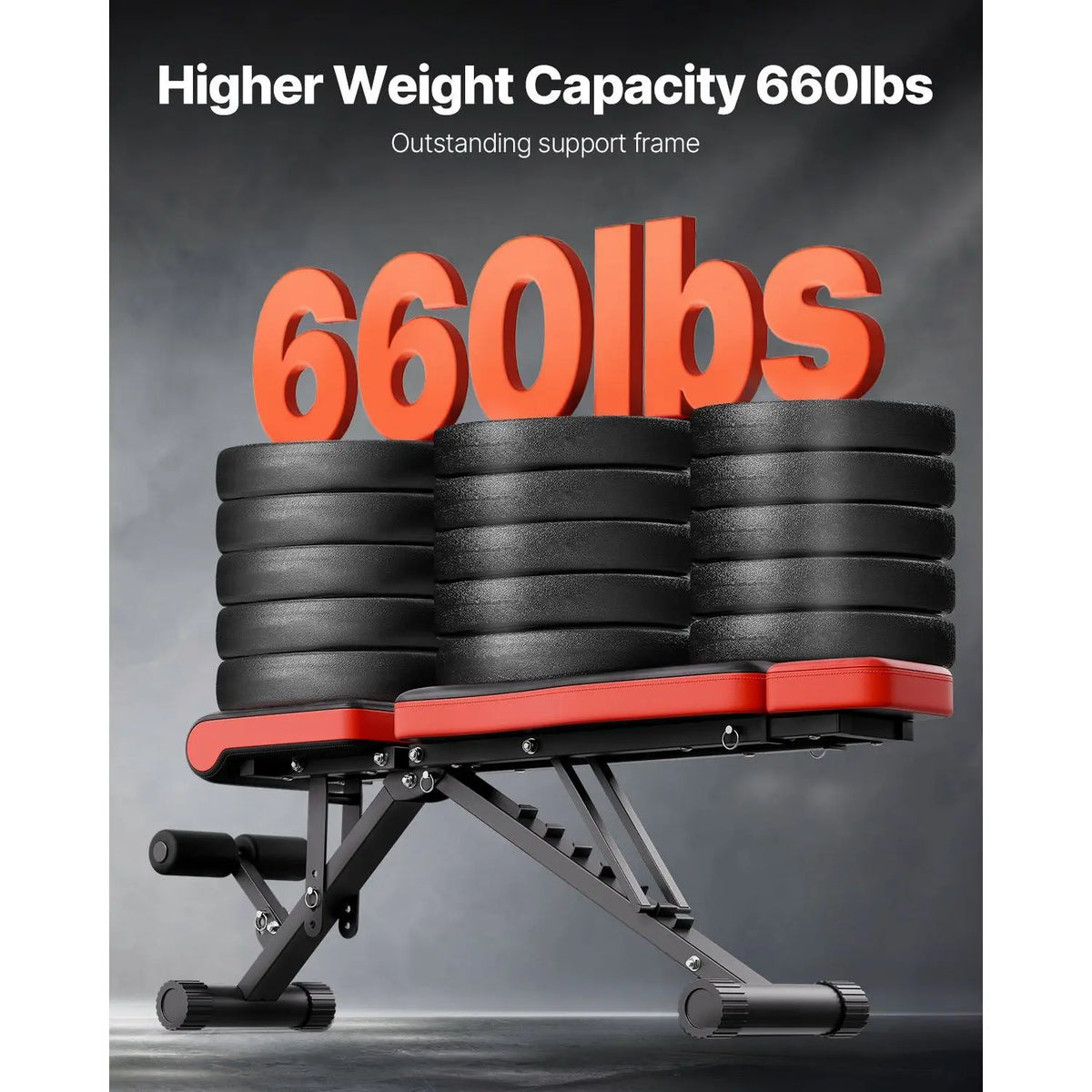 Cito Thriven adjustable weight bench with padded seat and backrest for versatile strength training and fitness workouts.