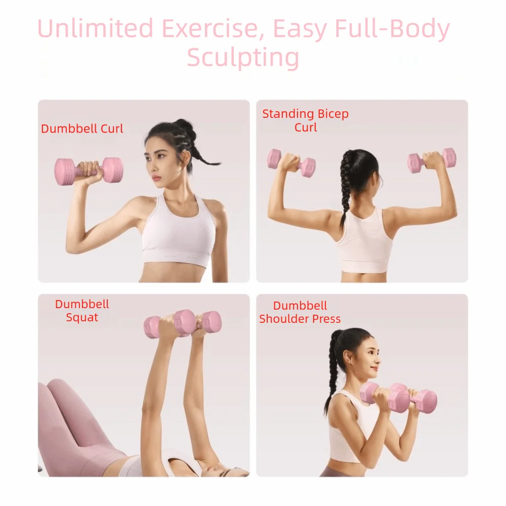 Cito Thriven 2-piece detachable dumbbell set with adjustable weights and black handles for strength training and fitness workouts.