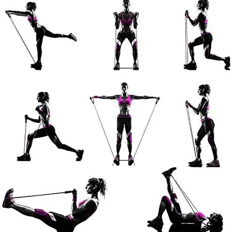 Cito Thriven resistance bands with handles for resistance training, showing flexible bands with ergonomic handles in a workout setting